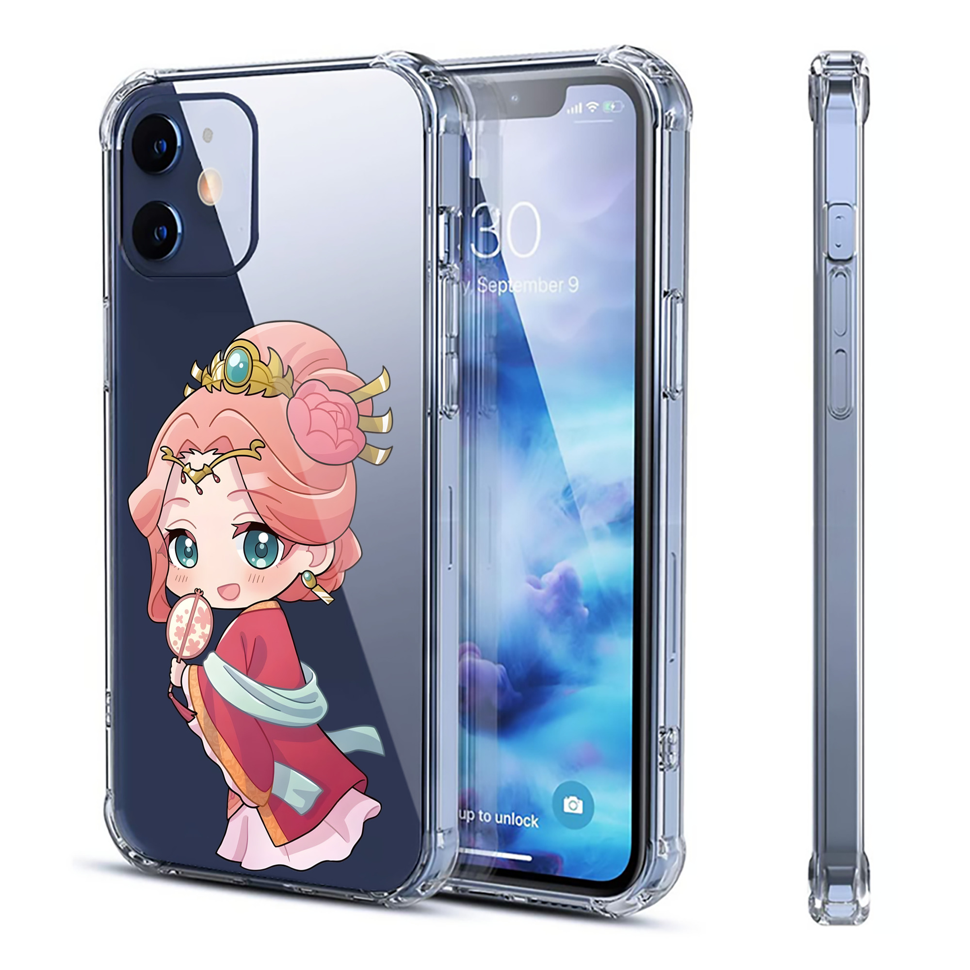 （画像用） 薬屋のひとりごと The Apothecary Diaries 【iPhone 12シリーズ対応】透明スマホケース（クリアソフトケース）